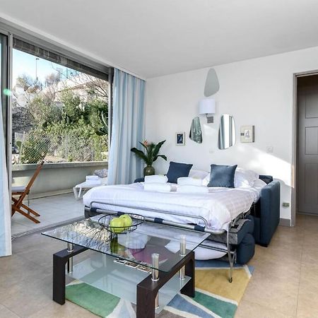 Air-Conditioned Apartment With Sea View Furnished Terrace & Parking カップダイユ エクステリア 写真