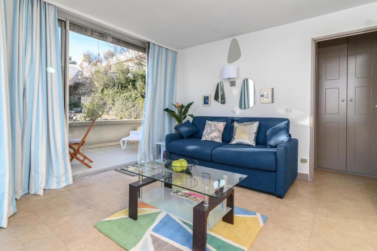 Air-Conditioned Apartment With Sea View Furnished Terrace & Parking カップダイユ エクステリア 写真