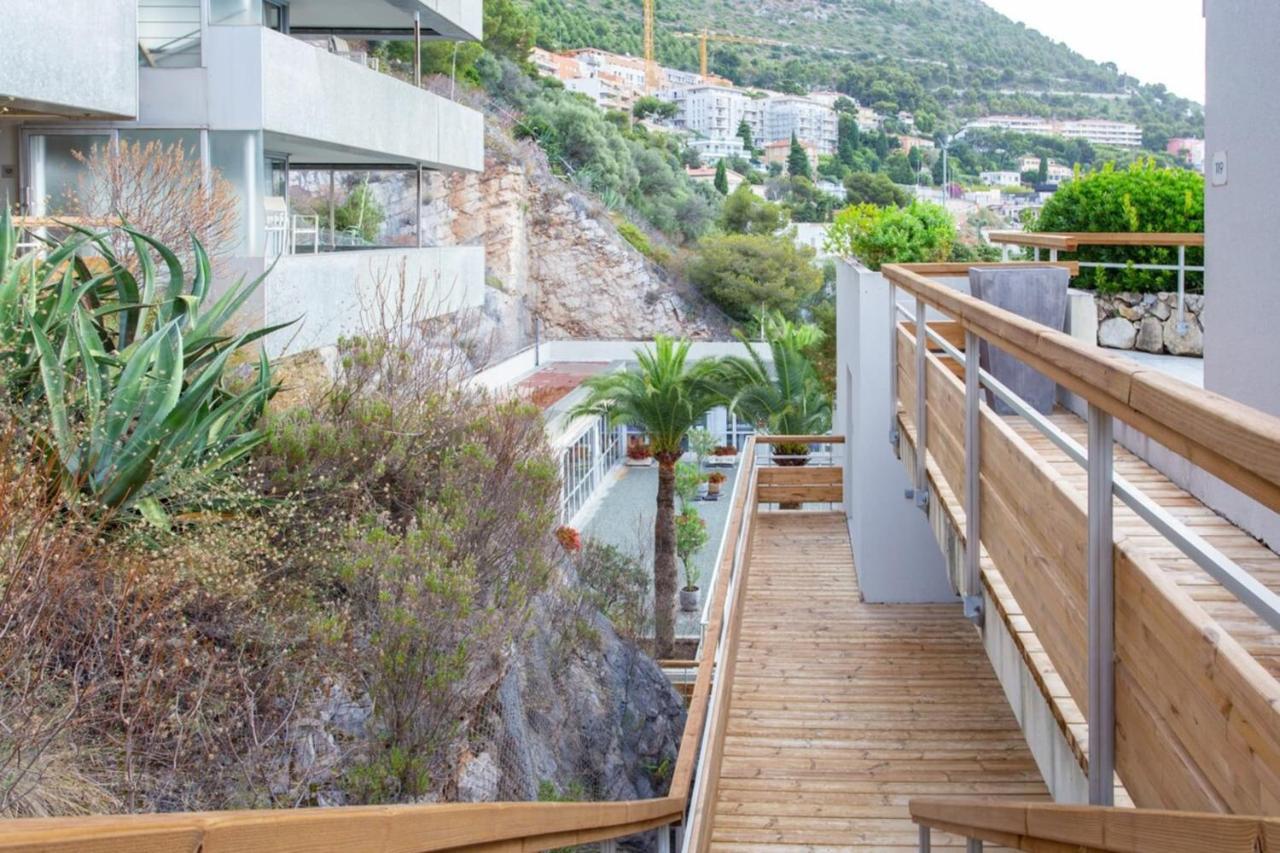 Air-Conditioned Apartment With Sea View Furnished Terrace & Parking カップダイユ エクステリア 写真