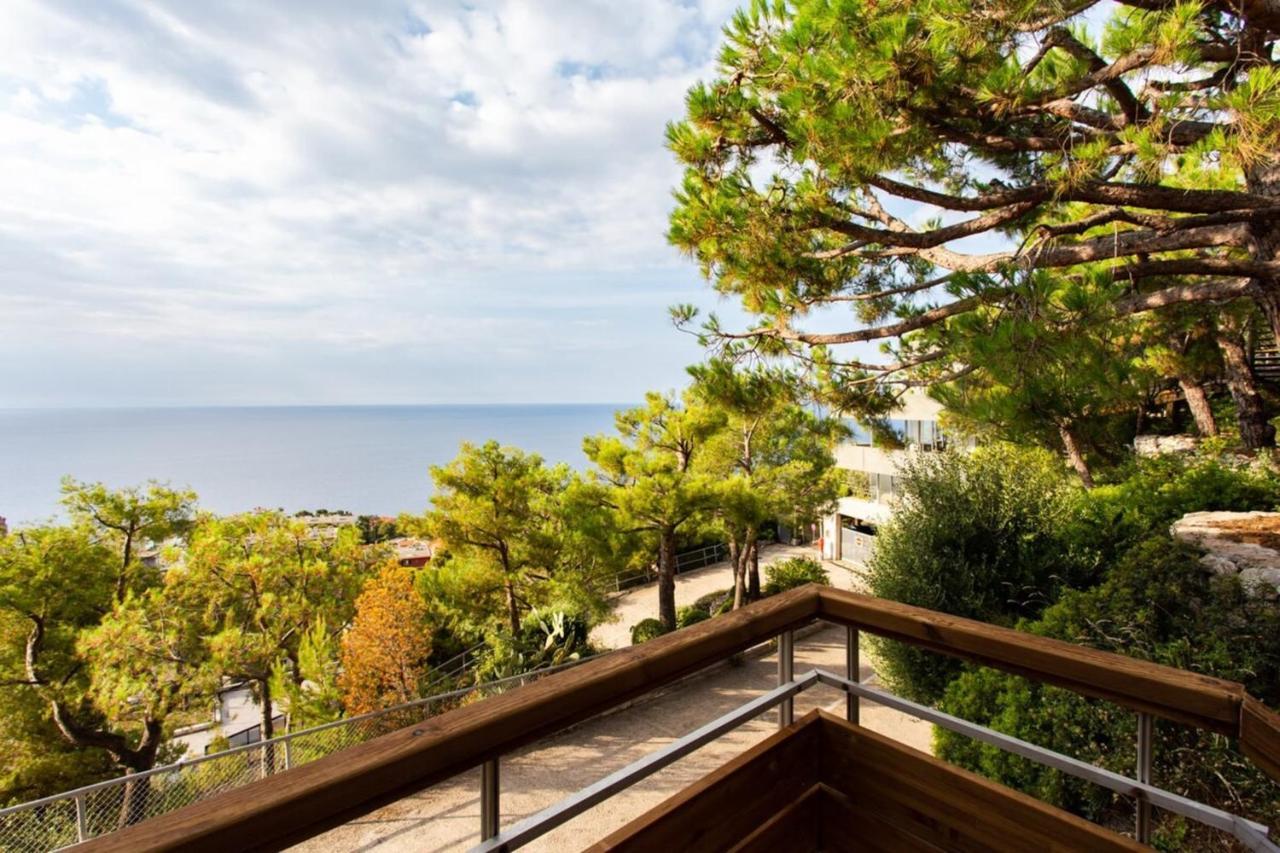 Air-Conditioned Apartment With Sea View Furnished Terrace & Parking カップダイユ エクステリア 写真